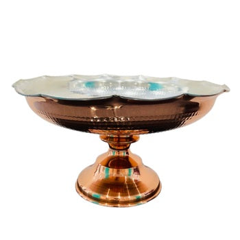 وعاء فاكهة إيسالات أبيض وعاء فاكهة إيسالات أبيض